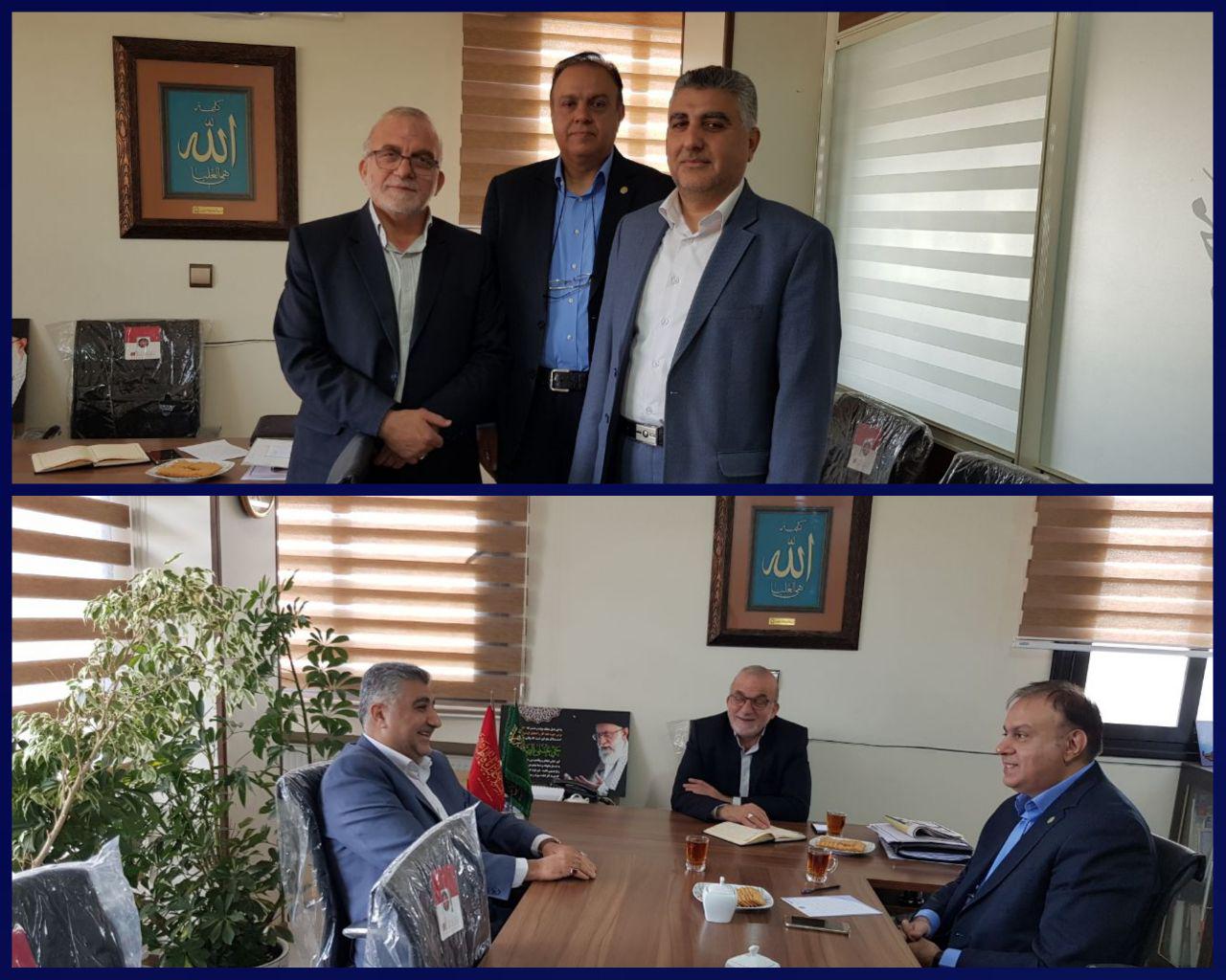 دیدار رئیس کانون وکلای دادگستری اصفهان با مهندس فولادگر ، نماینده محترم مجلس